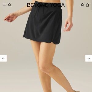 NWT Beyond Yoga Black Skirt